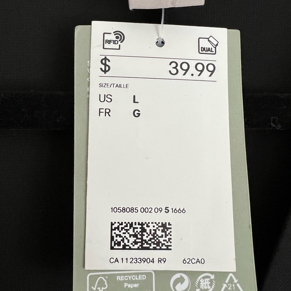 Black Tied Wrap Dress - Never Been Worn Tags On! - Picture 2 of 2